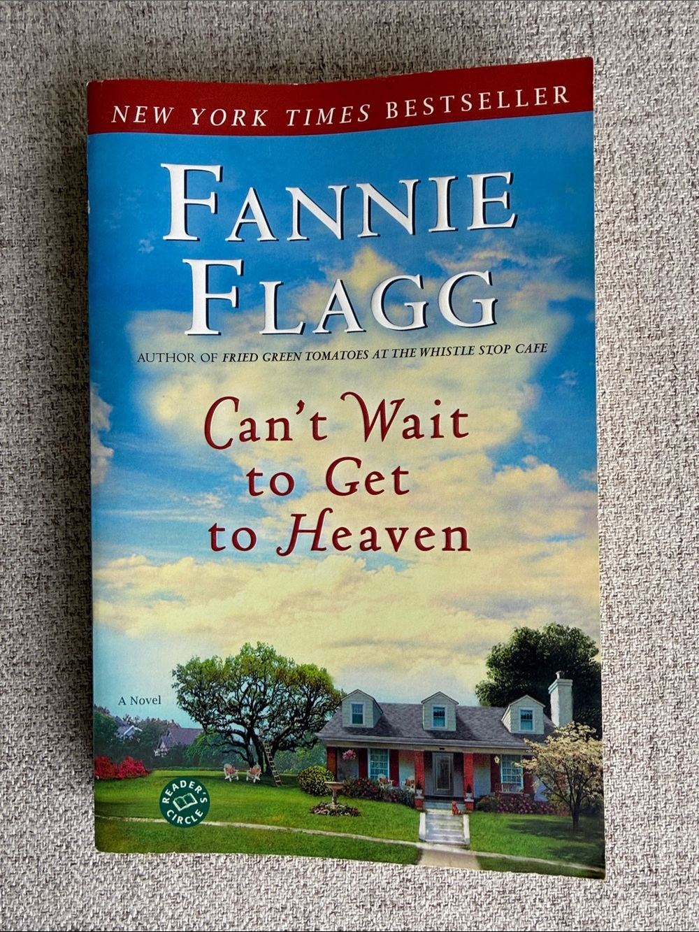 Fannie Flagg "Can't Wait to Get to Heaven" Paperback - Blue Cover